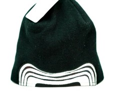 Disney Store Star Wars Beanie Hat Knit Black Silver M/L Boys Kids Winter Warm