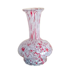 NEW Vintage Hand Blown MURANO Confetti Italian Art Glass Vase