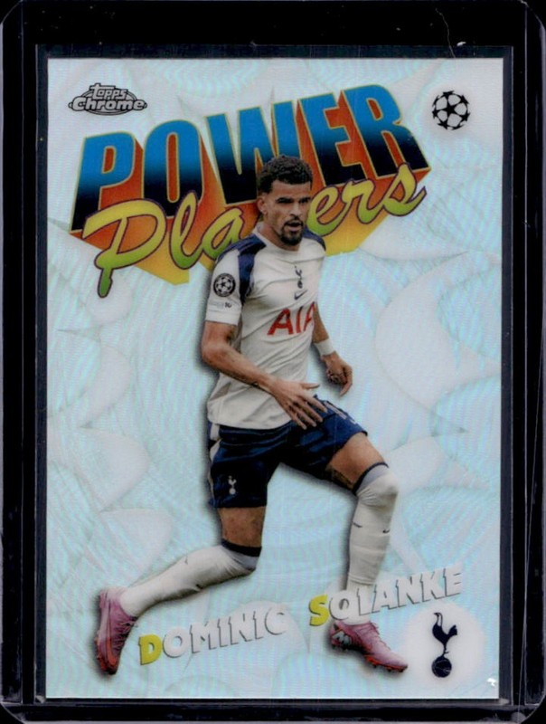 2025-26 Topps Chrome UEFA Dominic Solanke Power Players #PP-10 Tottenham
