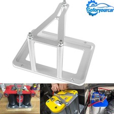 Billet Car Battery Tray Hold Down Trunk Relocation Box Aluminum Racing Mount New