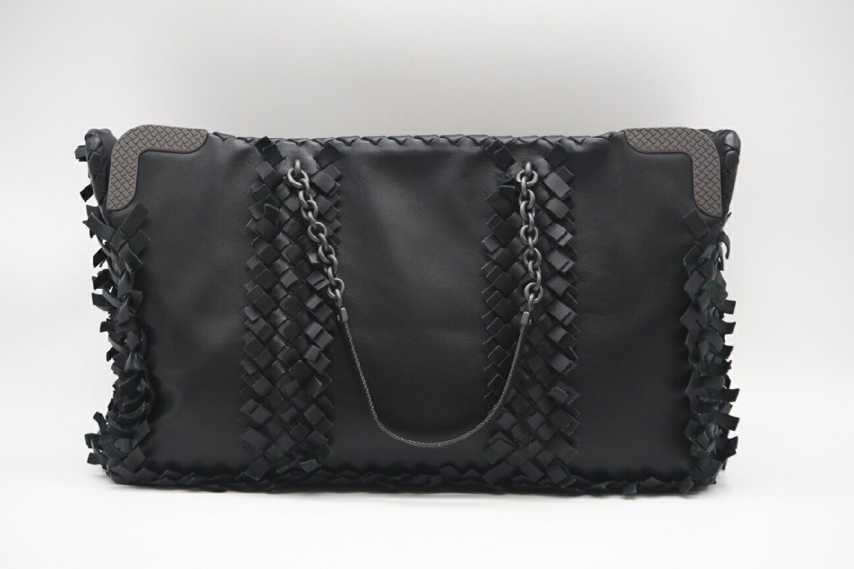 Bottega Veneta Leather Chain Tote Bag Good Condition thumbnail 3