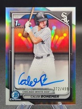 2024 Bowman Draft Chrome- CALEB BONEMER 1st Refractor Auto #CPA-CBO (CHW) /499