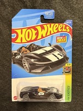 2022 Hot Wheels 203 Exotics 6/10 - MCLAREN ELVA Black 203/250 - NEW Sealed