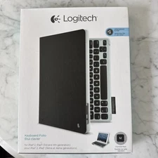 Logitech Keyboard Folio Case Bluetooth for Apple iPad 3rd 4th Gen Open Box