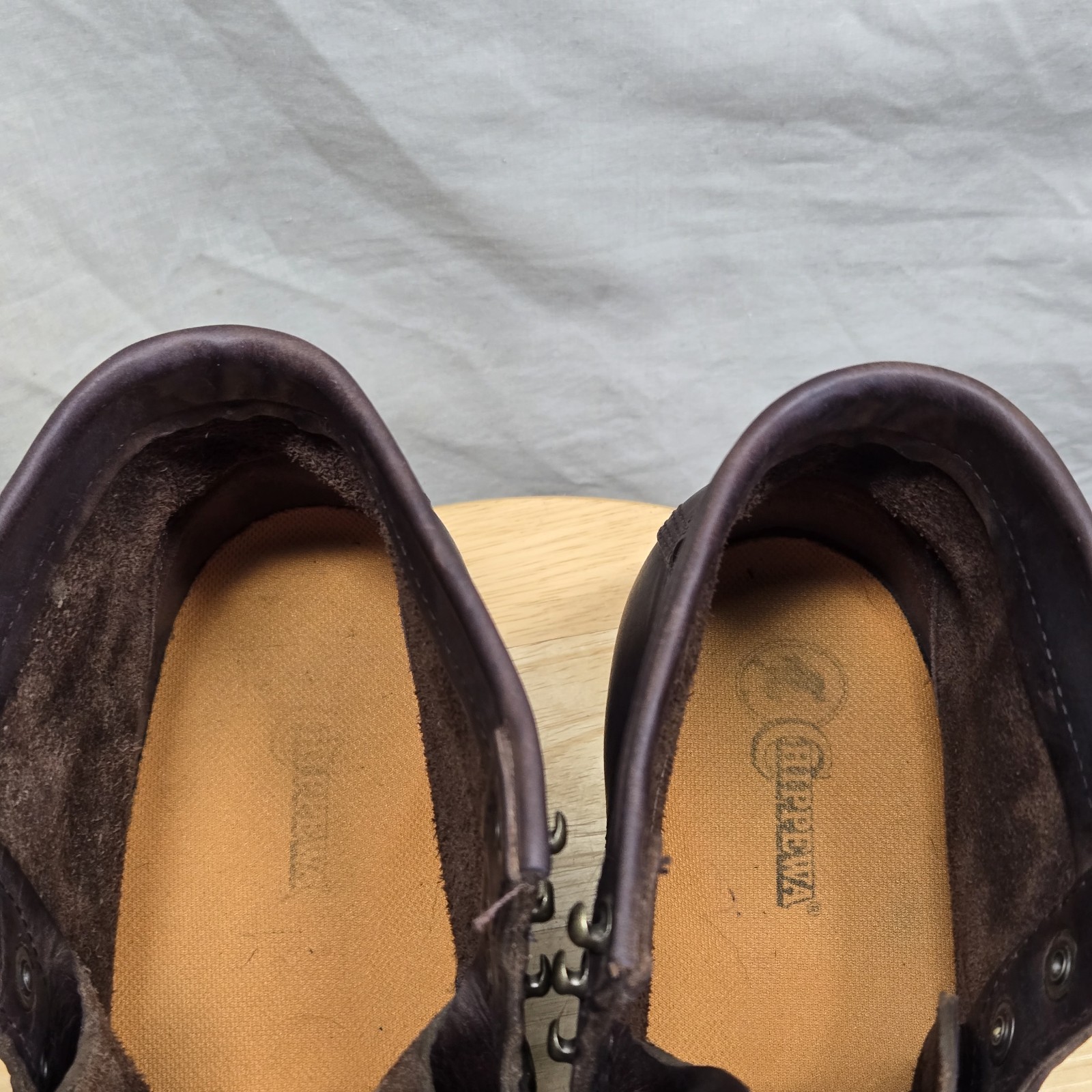 Chippewa LL Bean Katahdin Engineer Boots Plain Toe Mens 11 D MADE IN USA VINTAGE