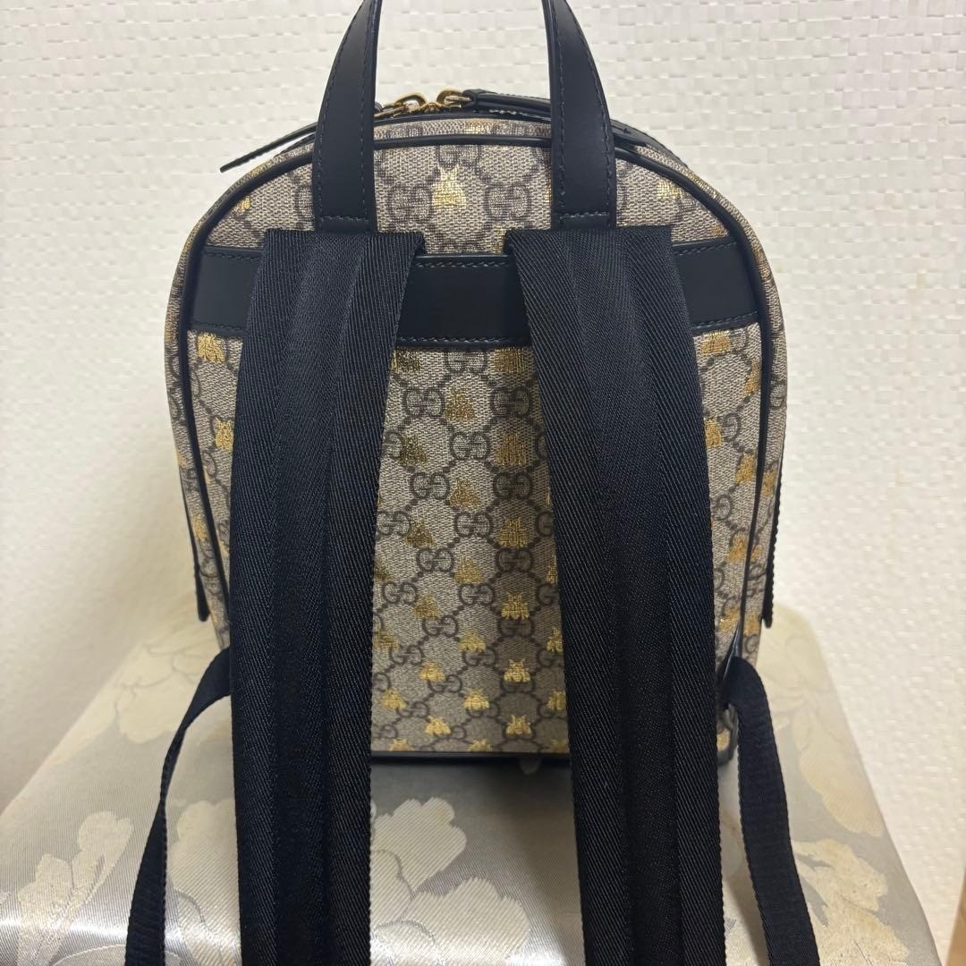 GUCCI GG Pattern Small Backpack Mini Supreme Bee … - image 10