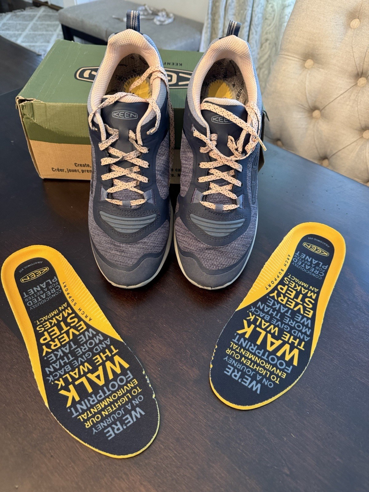 Scarpe Keen donna taglia 8 5 Terradora Flex WP 1026881 solette rimosse