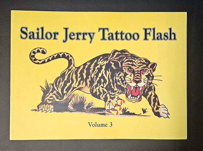Sailor Jerry Vol. 3 Rare Out of Print Tattoo FLASH Art Book Excellent Condition 