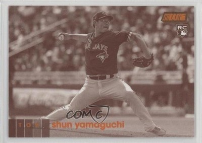2020 Topps Stadium Club Sepia Shun Yamaguchi #57 Rookie RC m1u