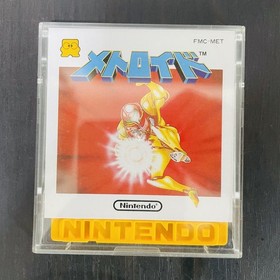 Metroid With Sticker Nintendo Famicom Disk System 1986 FMC-MET Action Retro Game