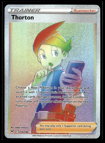 Thorton (Secret) 210/196 Holo SWSH11: Lost Origin NM