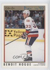 1991-92 O-Pee-Chee Premier Benoit Hogue #179 0w8