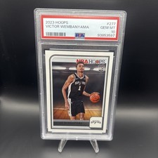 2023-24 Panini NBA Hoops - Rookies Victor Wembanyama #277 (RC) PSA 10