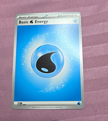 Nintendo Pokemon TCG Basic Water Energy 003 Promo Holo