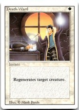 MTG Death Ward Revised Edition 3ED #16 common LP VINTAGE! Complete your set!