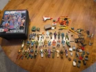 GI Joe Figure Collector's Storage Case 1991 Hasbro Vintage  +Lot Of Figures Accs