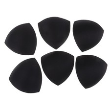 6pcs Black Triangle Removable Cups Inserts for Sport Yoga Bra Bikini Pads
