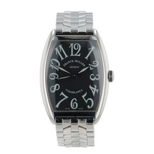 Franck Muller Casablanca Stainless Steel Black Dial 31mm Auto Men's Watch 2852