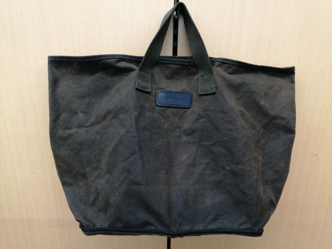 Barbour Classic Waxed Cotton Tote Bag