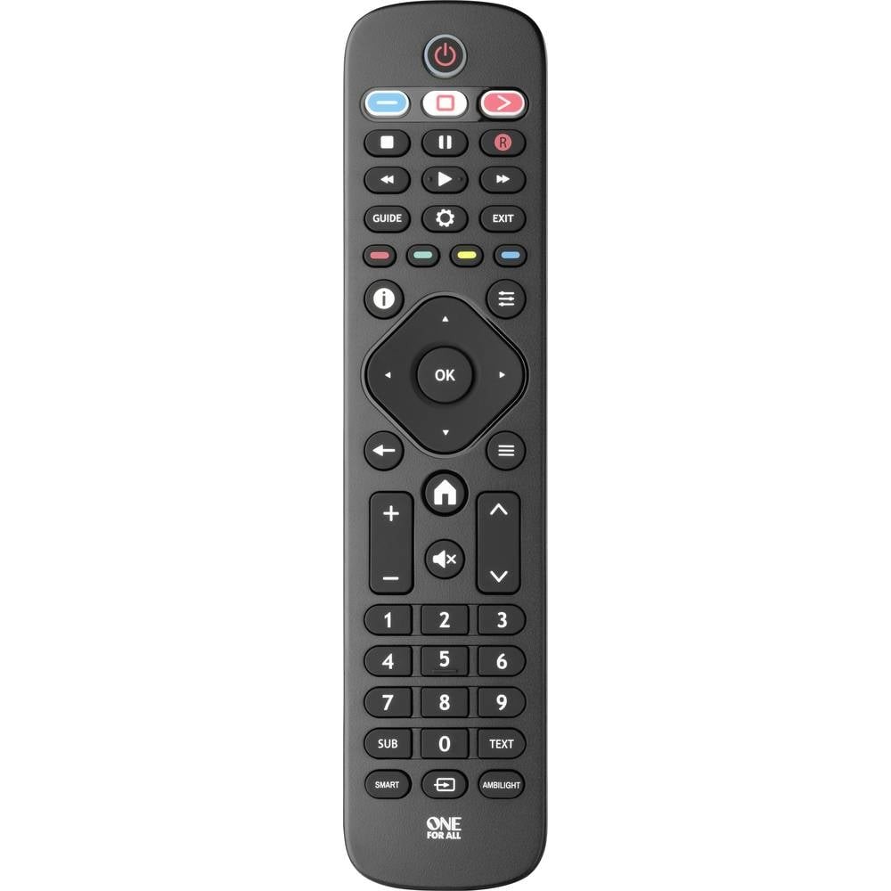 One For All Philips 2.0 Télécommande noir de remplacement Smart TV