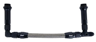 Summit Black Braided Dual Feed Fuel Line for Holley Ultra -6 AN SUM-220130-B