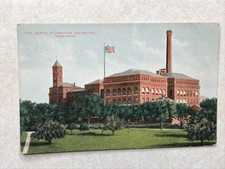O1462 Vintage Postcard Bureau of Engraving and Printing, Washington DC