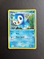 Pokémon TCG Piplup Pop Rare Cosmos Holo DP03 Black Star Promos MP Swirl