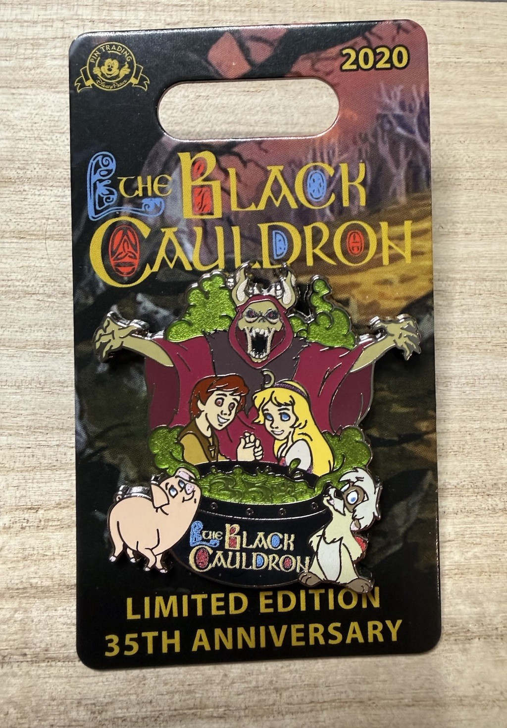 Disney Pin 2020 LE2000 The Black Cauldron 35th Anniversary Taran Horned King