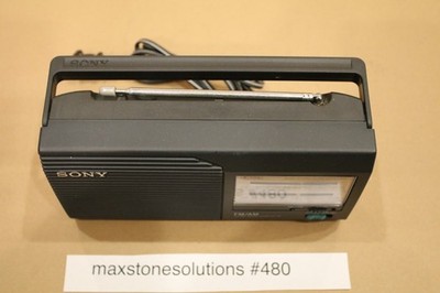Vintage Sony ICF-24 FM/AM 2Band Portable Radio - Works Great! Very