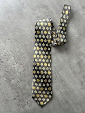 Vintage Gianni Versace Gold Monogram Medusa Men’s Dress Tie