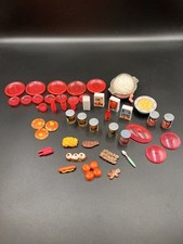 Tyco Kitchen Littles Popcorn Popper WORKS Mixed lot food Dishes Barbie Dolls