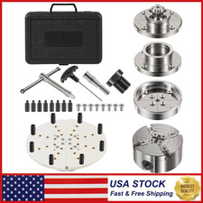 4-Inch Self-Centering Wood Lathe Chuck for Nova 4-Jaw Wood Turning Chuck Set