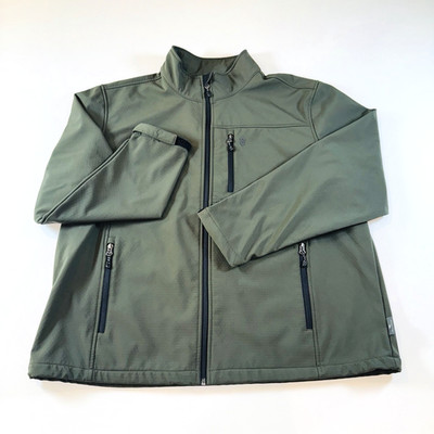 Men's Free Country Flex Super Softshell Jacket - Green Size XXL (50-52) - EUC