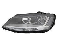 Scheinwerfer Rechts FÜR Volkswagen Jetta AB 2014 LED MIT Schwarzem Rahmen