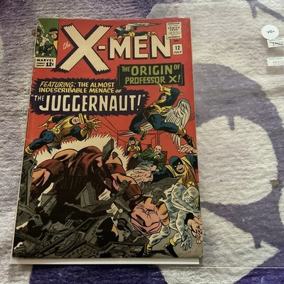Marvel X-Men No. 12 Comic Book the Juggernaut Origin of Professor