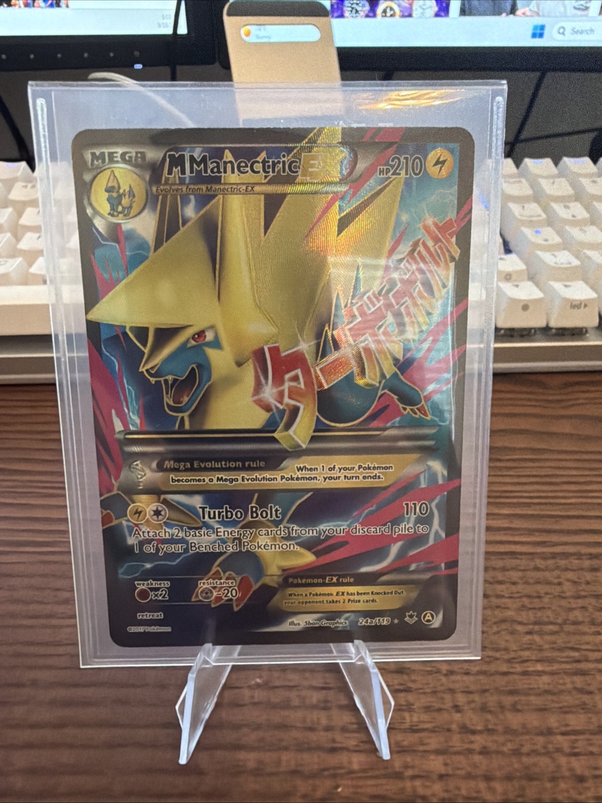 M Manectric EX 024A/119 Alternate Art Holo