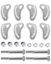 Camber Lock Alignment Fix and Upper Arm Cam Bolt Kit Compatible with GMC Sier...