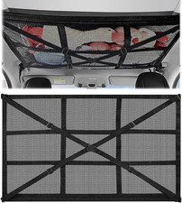 Gepäcknetz Auto Großer Kapazität, 90 × 65 cm Doppellagiges Gepäcknetz Wohnmobil,