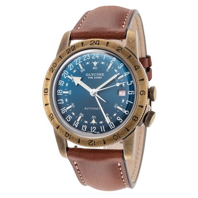 Glycine Men's Airman The Chief GMT 40mm Automatic Watch GL0308