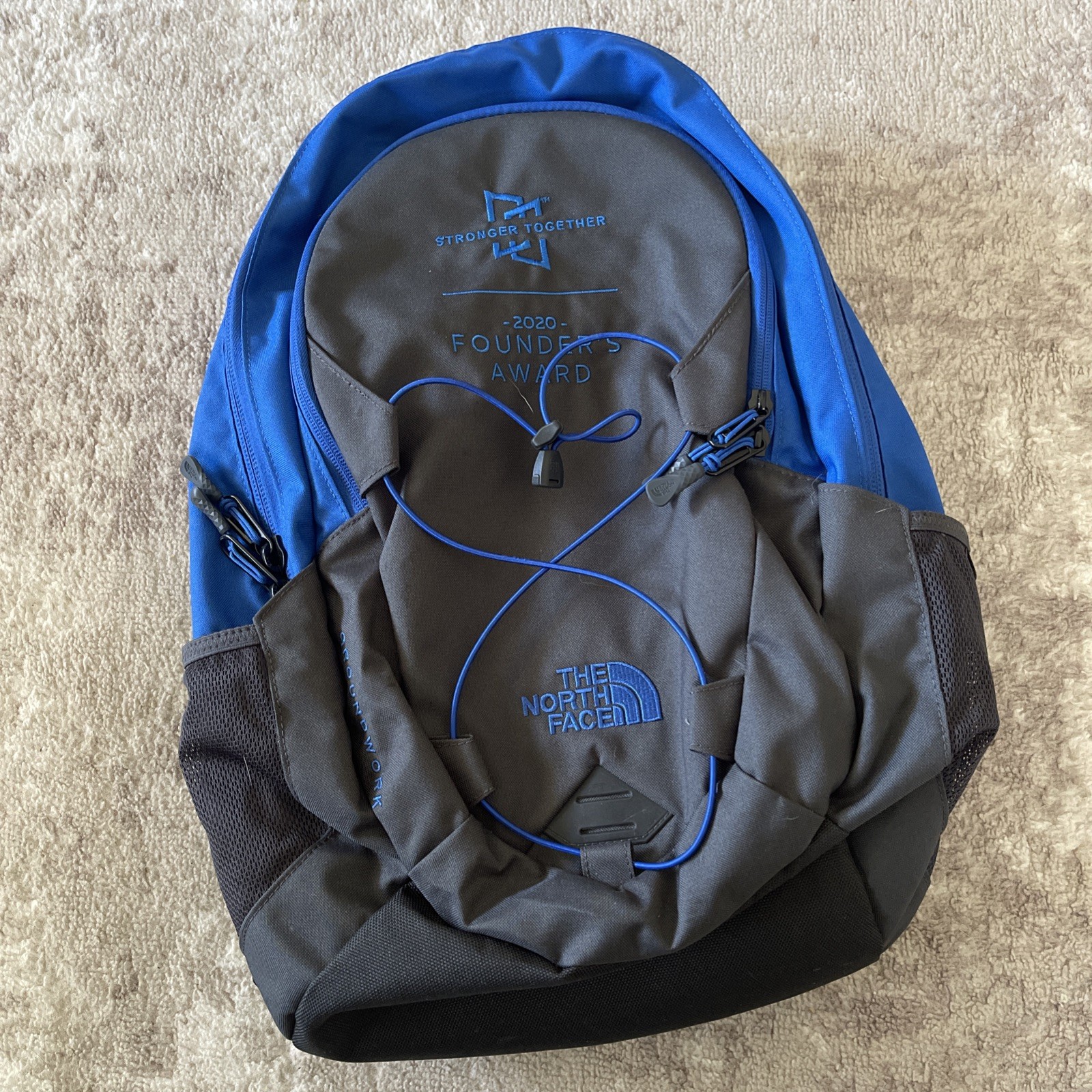 The North Face Groundwork 29L Laptop Backpack in Gray Blue for Travel and Commute