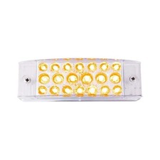 2" x 6" Clear Amber LED Trailer Light - Marker
