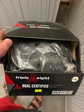 Triple 8 Multisport helmet black Large XL roller skate blades skateboard