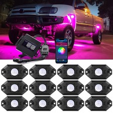 Mictuning 12 Pods Rgb Led Rock Lights App Control Underglow Neon Light Kit Truck Mictuning 12 Pods Rgb Led Rock Lights App Control Underglow Neon Light Kit Truck