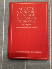 1950 Scott's Postage Stamp Catalog, Vol 1, Hardcover Free P/H