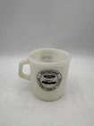 Rare Vintage Milk Glass Ford Scotty Advertising Mug