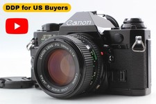 Near MINT Canon AE-1 Program 35mm Film Camera New FD NFD 50mm f1.4 From JAPAN