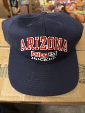 NWT RARE VINTAGE ARIZONA ICECATS HOCKEY CCM SNAPBACK HAT NCAA 90S WILDCATS