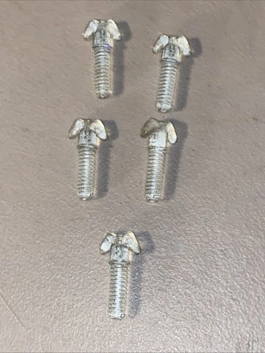 Vintage FMS Glass Insulator for Neon Sign.  Lot of 5 insulators NOS!