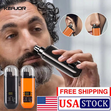 Rechargeable Nose Hair Trimmer for Men Electric Ear Eyebrow Shaver Portable USB