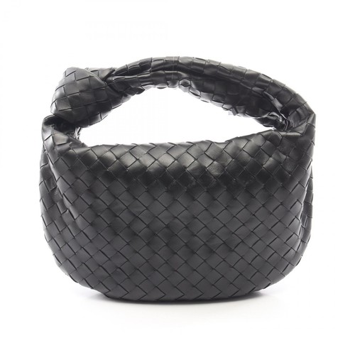 BOTTEGA VENETA Teen Jody Handbag 690225VCPP08425 leather Black Preowned Women